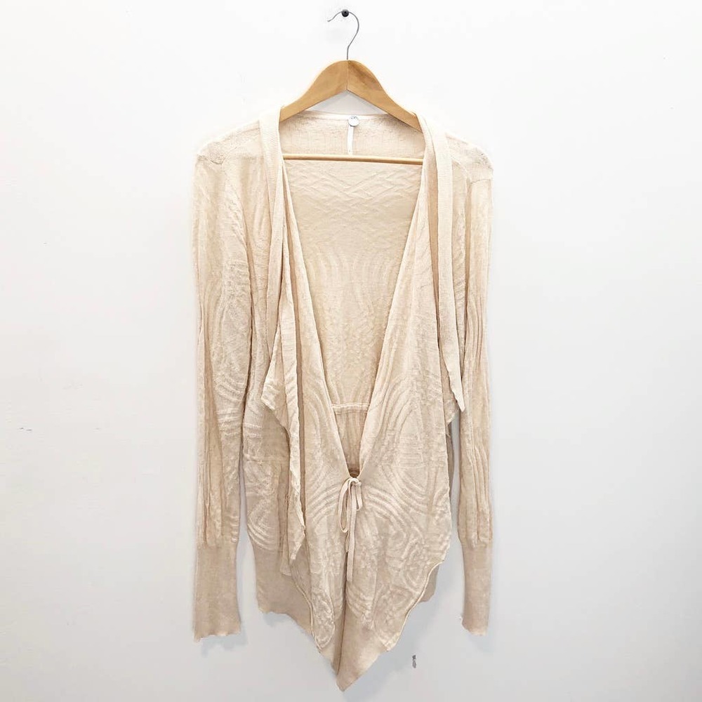 Margaret O'Leary Tie Waist Cardigan Sweater